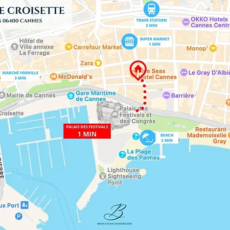 Le Belge Croisette - Centre Palais Apartment Cannes